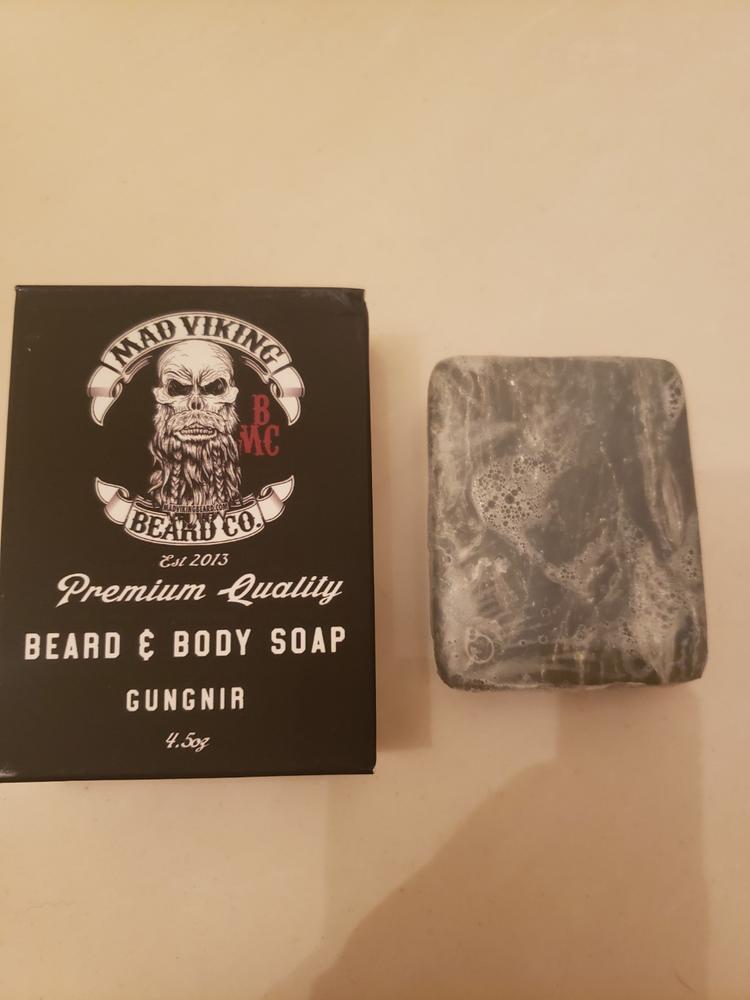GUNGNIR BEARD & BODY SOAP - Customer Photo From Anthony Sanders