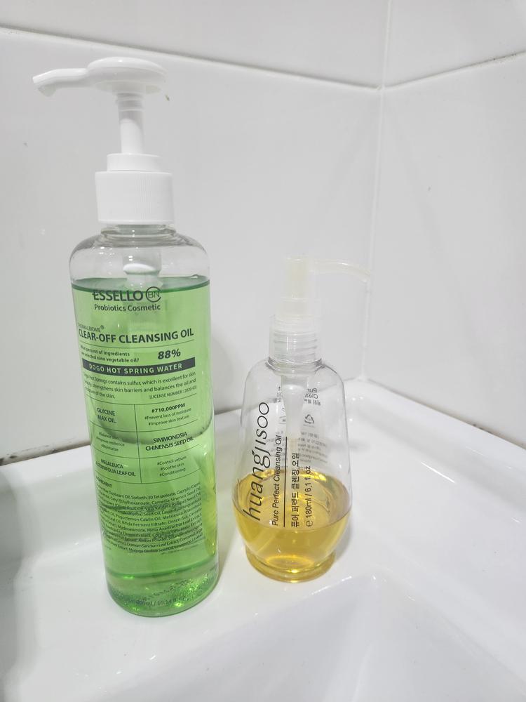 Essello Clear-off Cleansing Oil (500ml) - Customer Photo From Shameen Z.