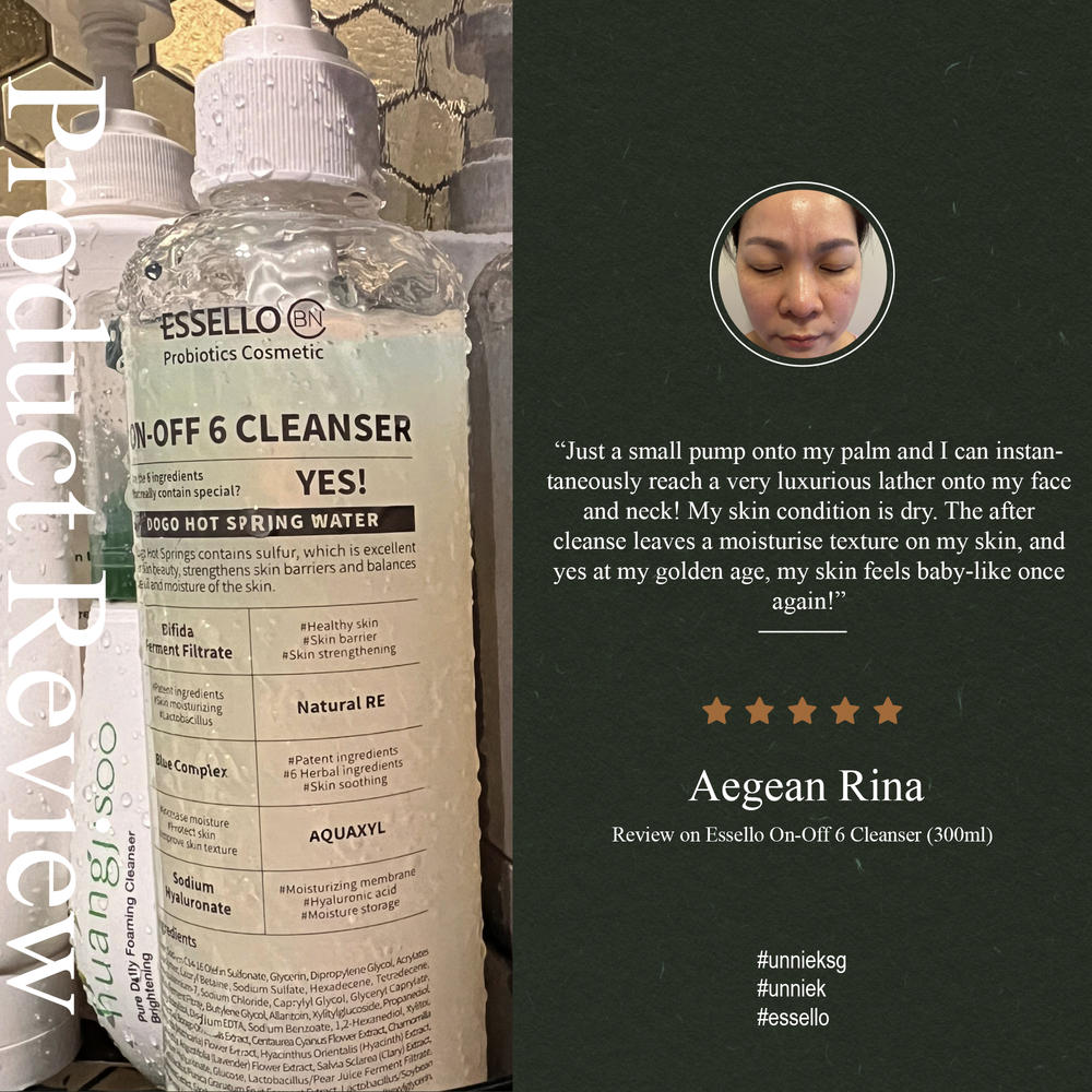 Essello On-Off 6 Cleanser (300ml) - Customer Photo From Aegean R.