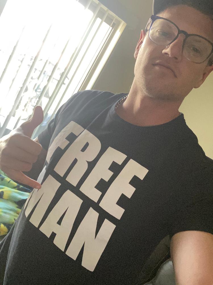 FREE MAN Tee - Customer Photo From Ace