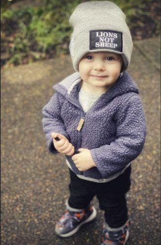 LIONS NOT SHEEP OG Cuffed Beanie (Heather Grey) - Customer Photo From abby
