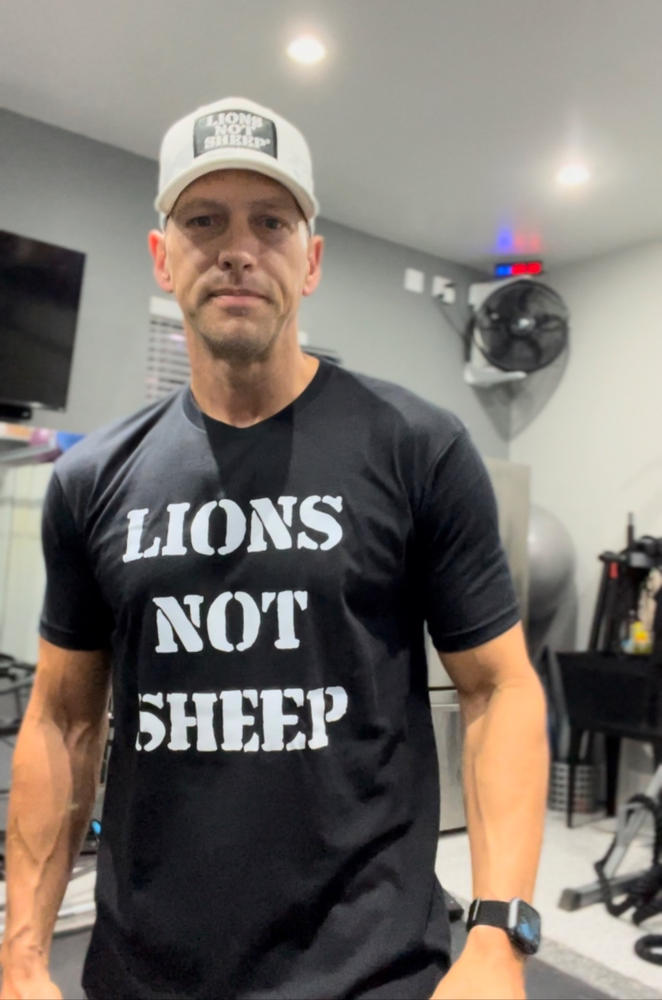 LIONS NOT SHEEP OG Tee - Customer Photo From Keegan Kukowski