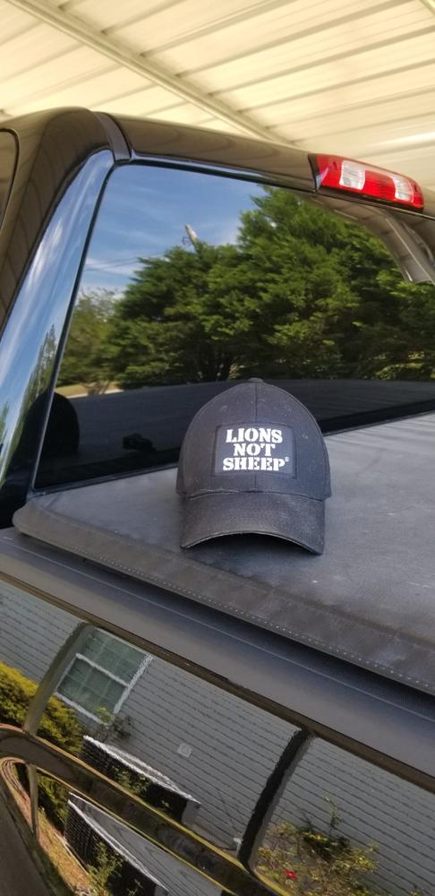 Lions Not Sheep OG Hat (All Black) - Customer Photo From Anthony Smith 