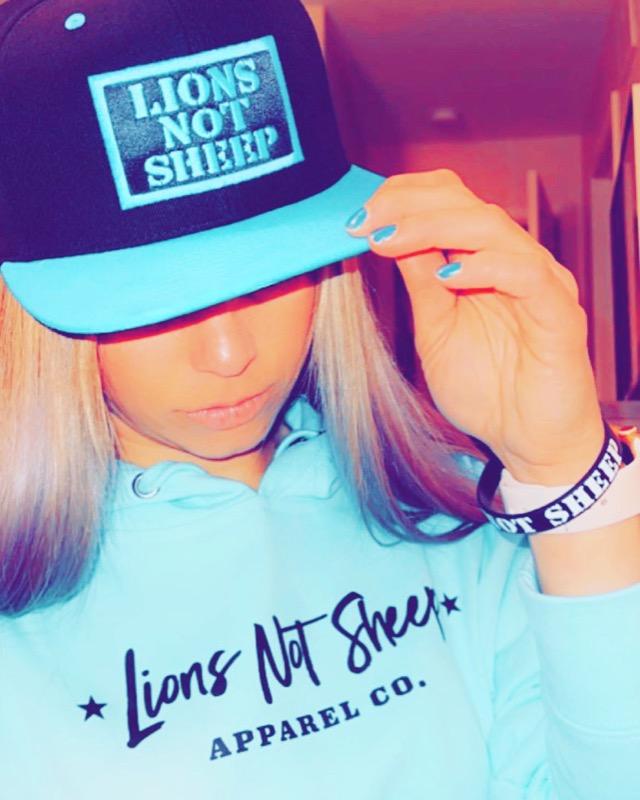 LIONS NOT SHEEP APPAREL CO. Unisex Pullover Hoodie (Mint) - Customer Photo From Tiffany Bruno