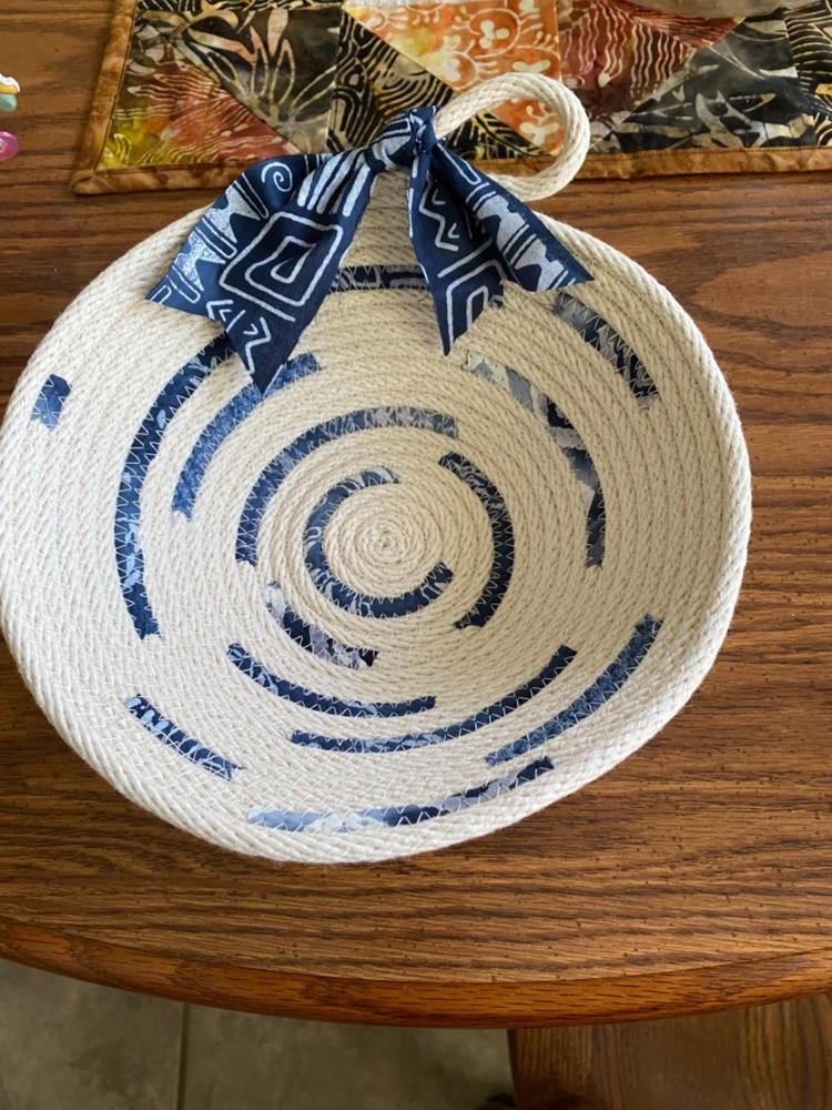 Solid Braid Cotton Sash Cord - Customer Photo From Gail belcher