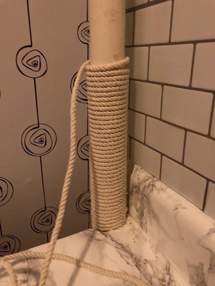 Natural Cotton Rope - Customer Photo From Kendra Kelly