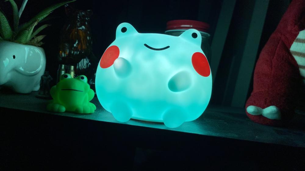 Ebbo Frog Night Light - Customer Photo From Mackenzie Sullivan