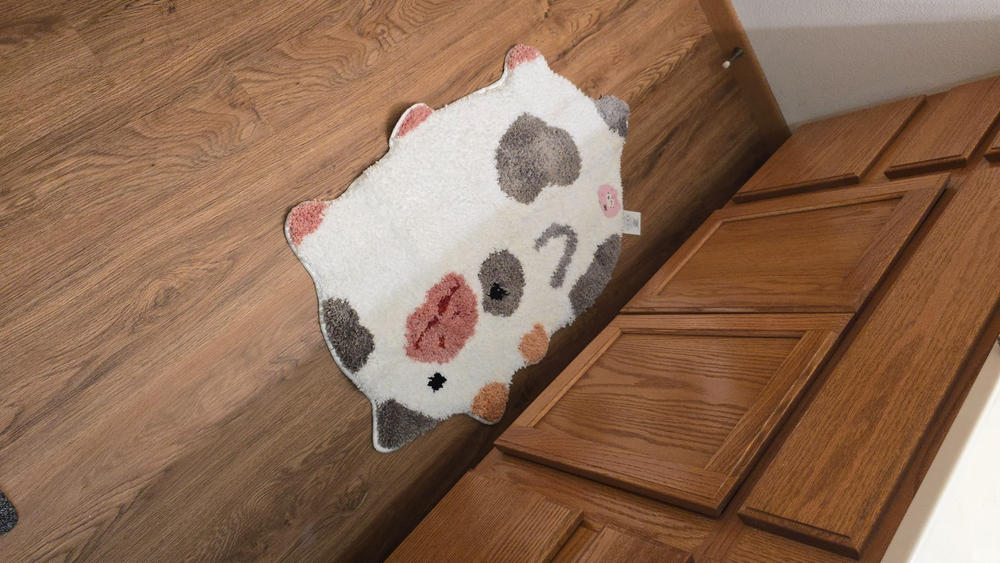 Cow Rug - Customer Photo From Jade Dedeaux