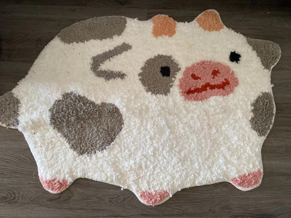 Cow Rug - Customer Photo From Victoria Alston