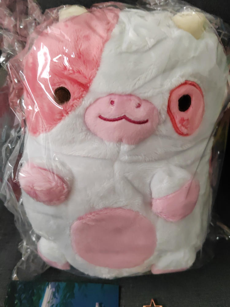 Strawberry Cow Heatable Plush - Customer Photo From Anonymous