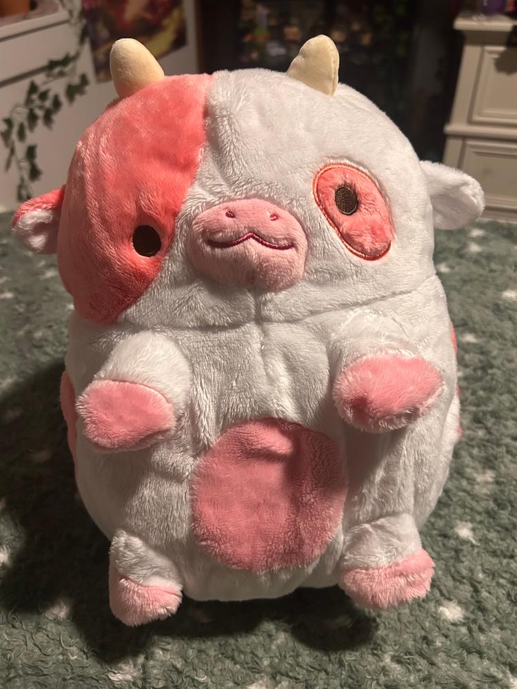 Strawberry Cow Heatable Plush - Customer Photo From Ray B