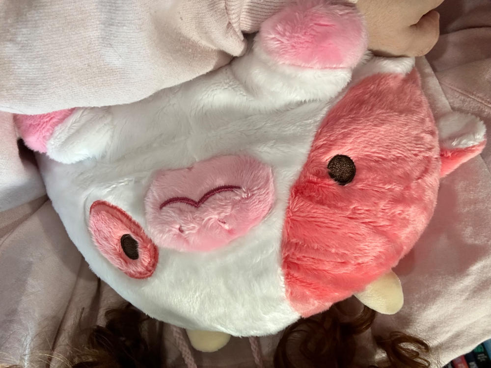 Strawberry Cow Heatable Plush - Customer Photo From Anonymous