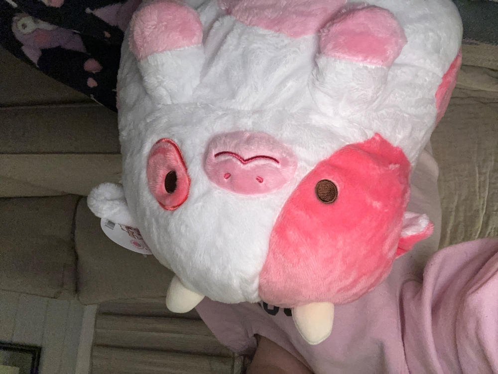 Strawberry Cow Heatable Plush - Customer Photo From Tate Balcarek