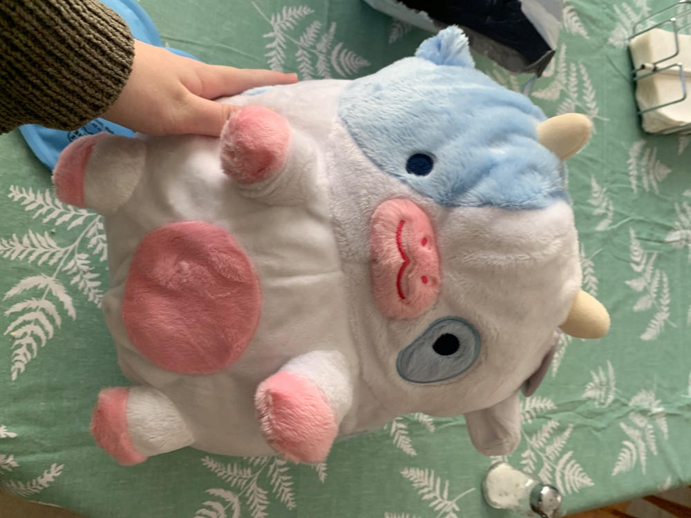 Blueberry Cow Heatable Plush - Customer Photo From Kaidrei Nyman