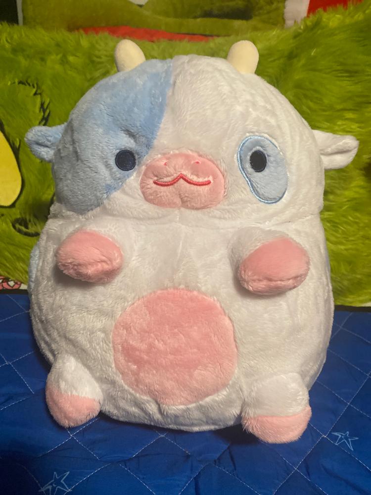 Blueberry Cow Heatable Plush - Customer Photo From Albany