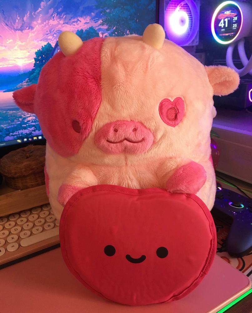 Cupid Cow Heatable Plush - Customer Photo From Ruth Jacobs