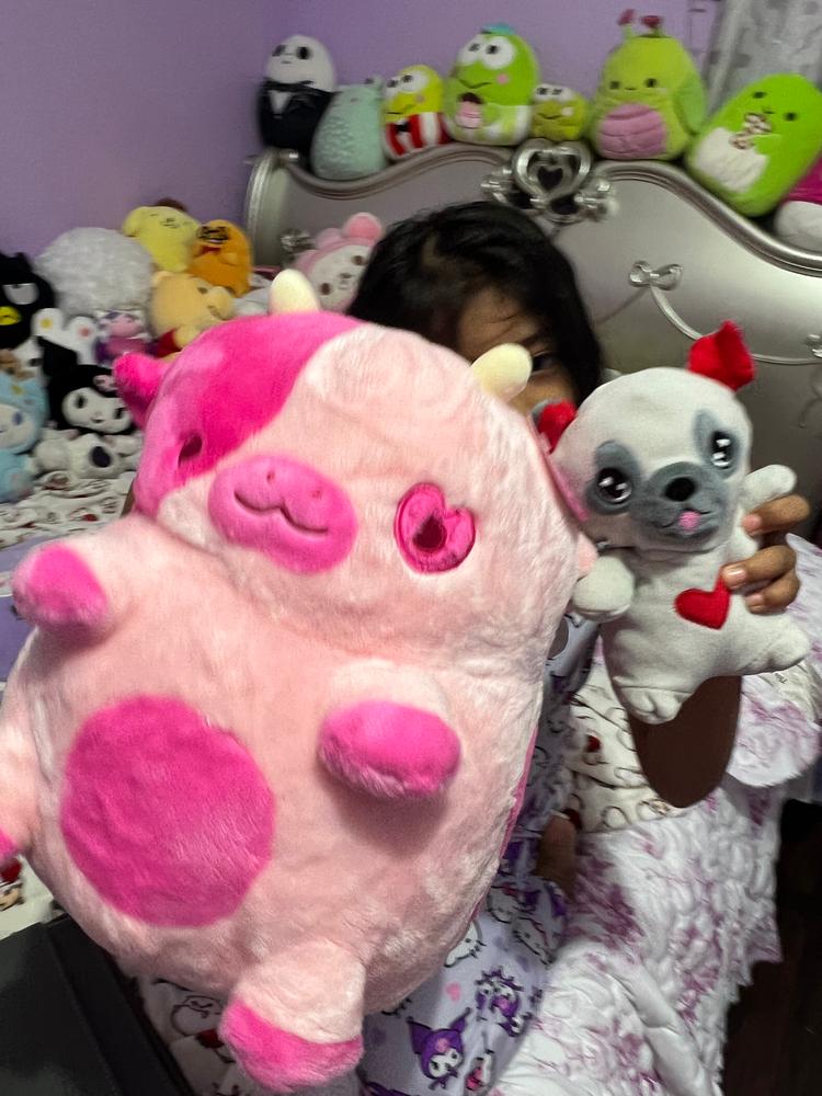 Cupid Cow Heatable Plush - Customer Photo From Dolores