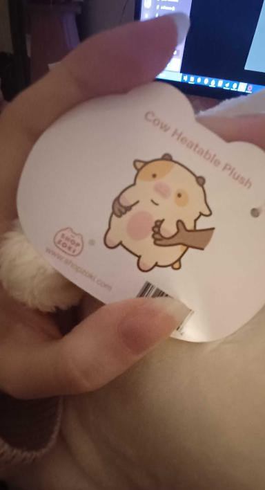 Banana Cow Heatable Plush - Customer Photo From Kia