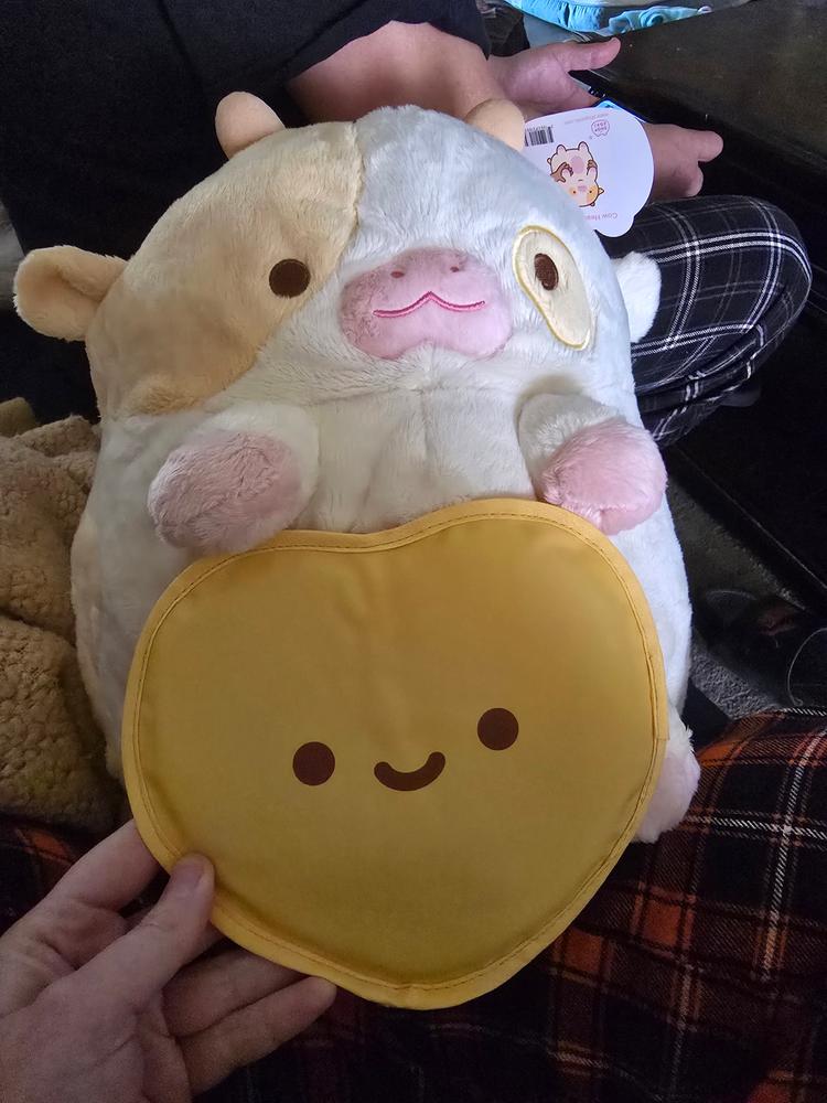 Banana Cow Heatable Plush - Customer Photo From Destiny