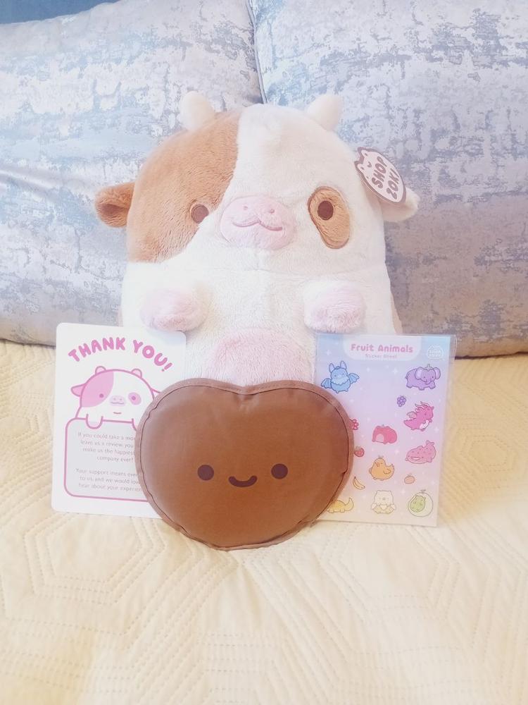 Chocolate Cow Heatable Plush - Customer Photo From Sofia 