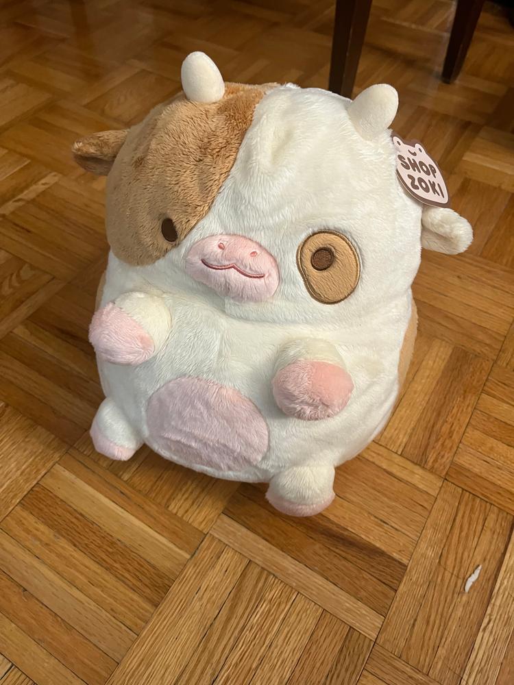Chocolate Cow Heatable Plush - Customer Photo From Rowan