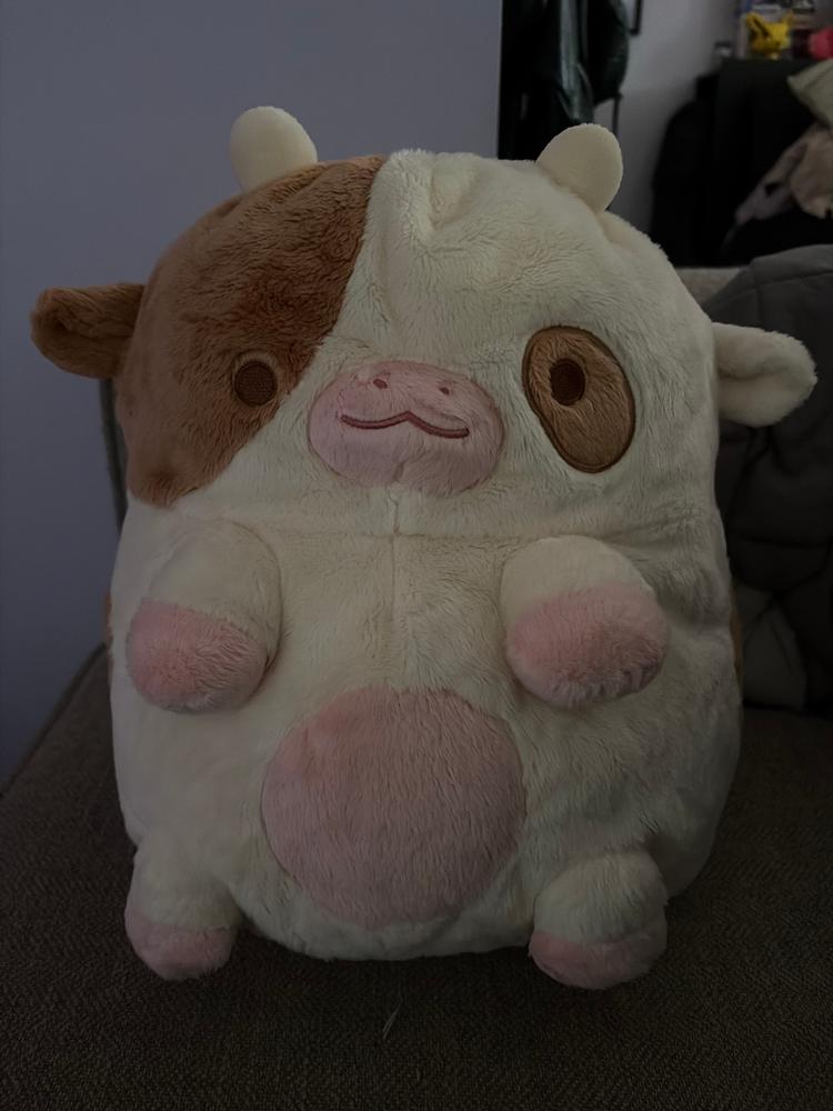 Chocolate Cow Heatable Plush - Customer Photo From Kyla
