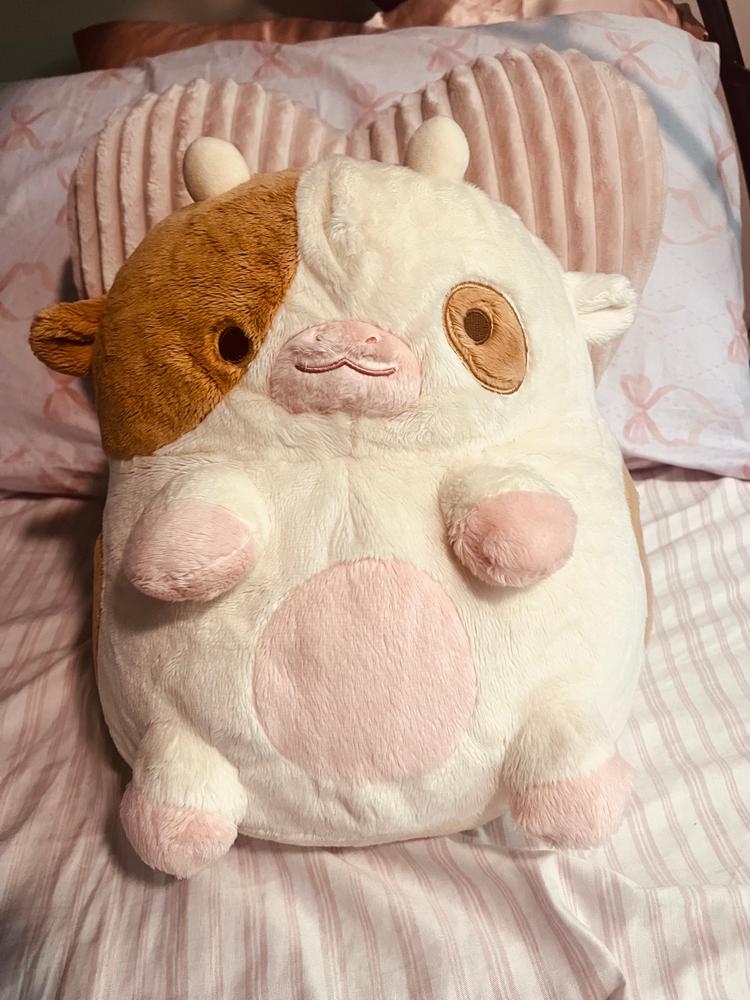 Chocolate Cow Heatable Plush - Customer Photo From Elli Jolley