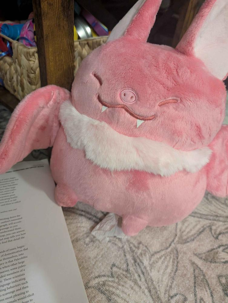 Strawberry Bat Heatable Plush - Customer Photo From Avery