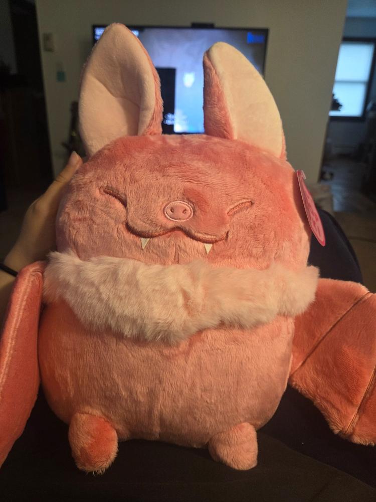 Strawberry Bat Heatable Plush - Customer Photo From Meagan Miller