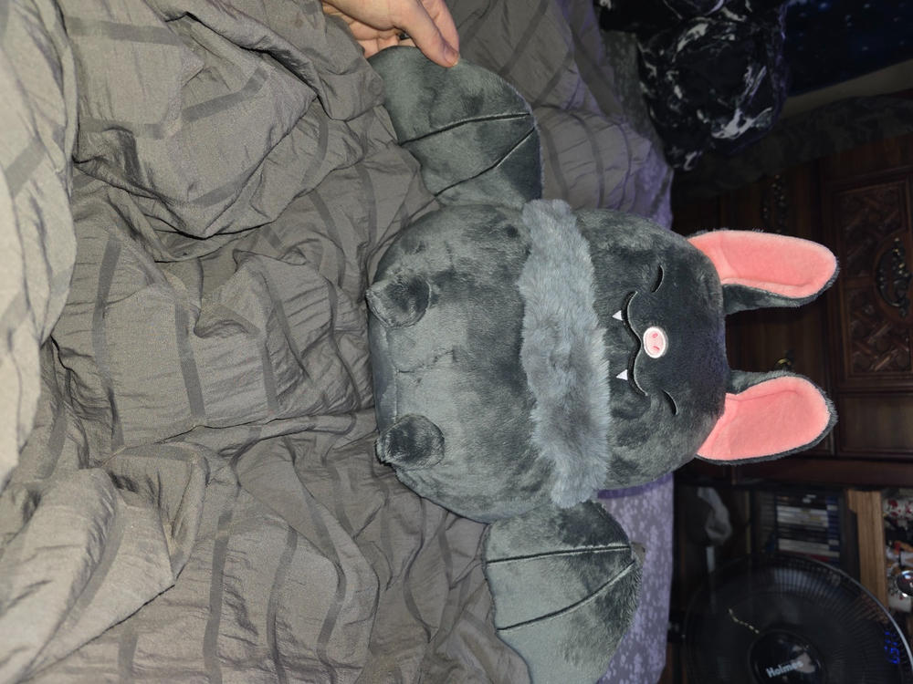 Blackberry Bat Heatable Plush - Customer Photo From Mariah Swass