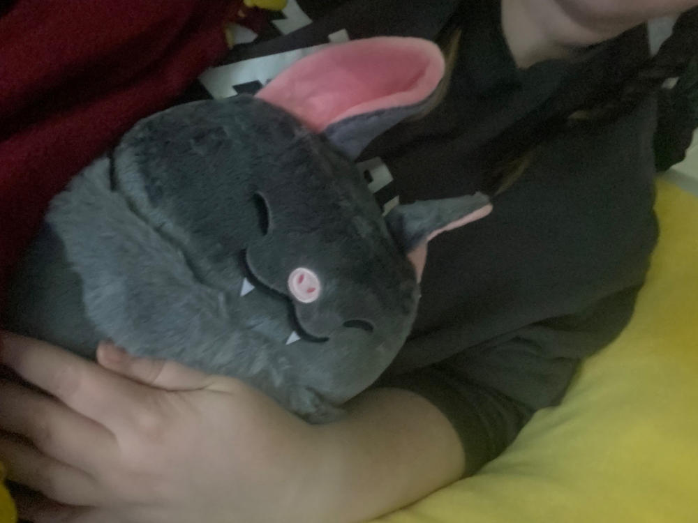 Blackberry Bat Heatable Plush - Customer Photo From Sharlene Binder