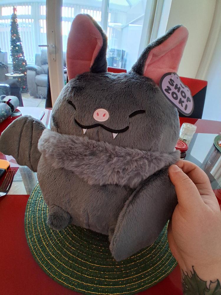 Blackberry Bat Heatable Plush - Customer Photo From Rachel