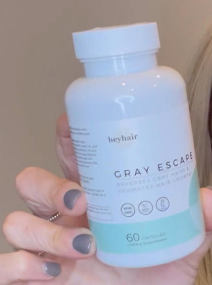 Gray Escape™ Advanced Anti-Gray Hair Growth Supplement - Customer Photo From Anonymous