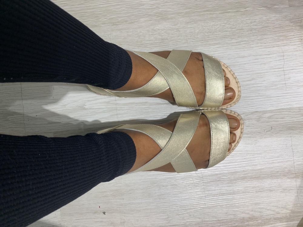 Beach Espadrille in Champagne - Customer Photo From Dami A.