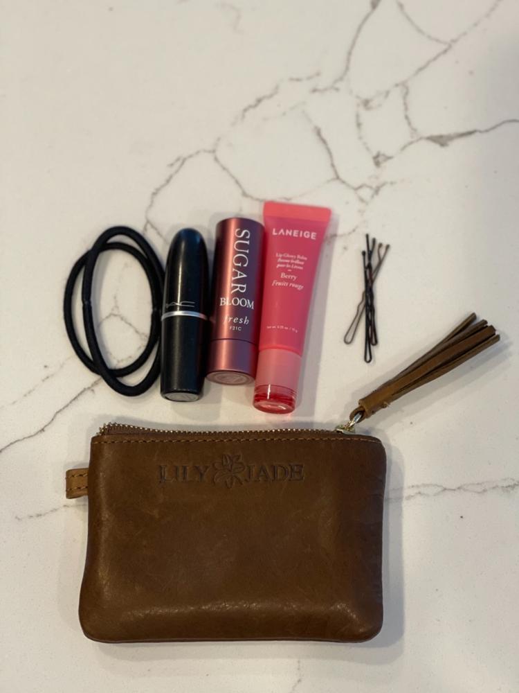 Coin Purse - Old English Leather - Customer Photo From Chelsea McDannel