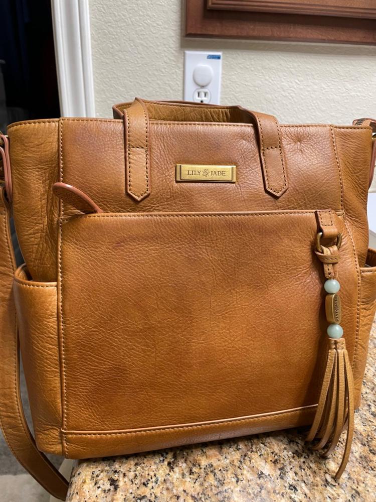 Brittany - Old English Brandy Leather - Customer Photo From Natalie Compton