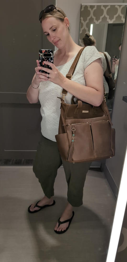 Caroline in Leather - Customer Photo From Lindsay Vanderpool