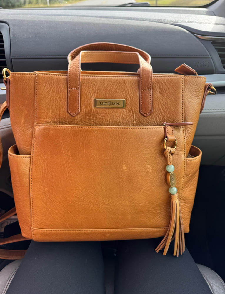 Brittany - Old English Sand Leather - Customer Photo From Jessica Roberts