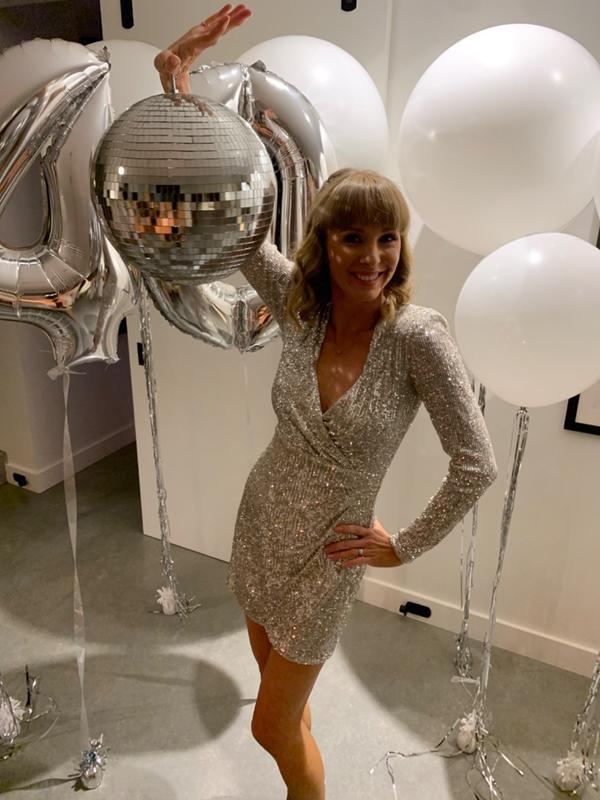 Rent Nookie Fantasy Long Sleeve Mini Dress Silver Dress For A Night