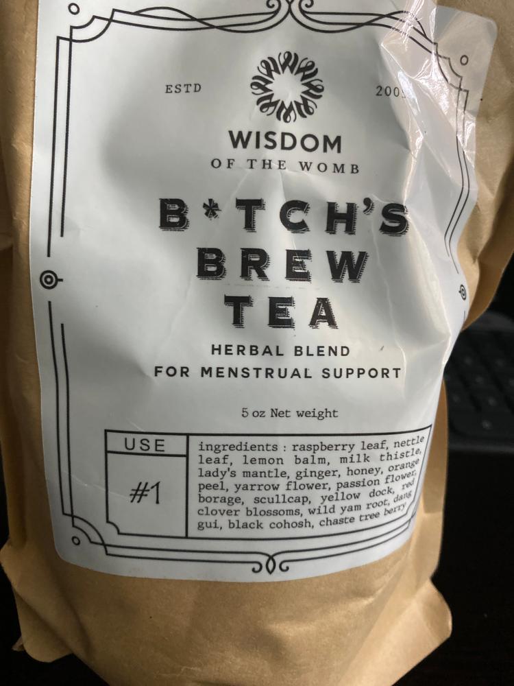 B*tch’s Brew Tea: Herbal Blend for Menstrual Support - Customer Photo From SMcbean