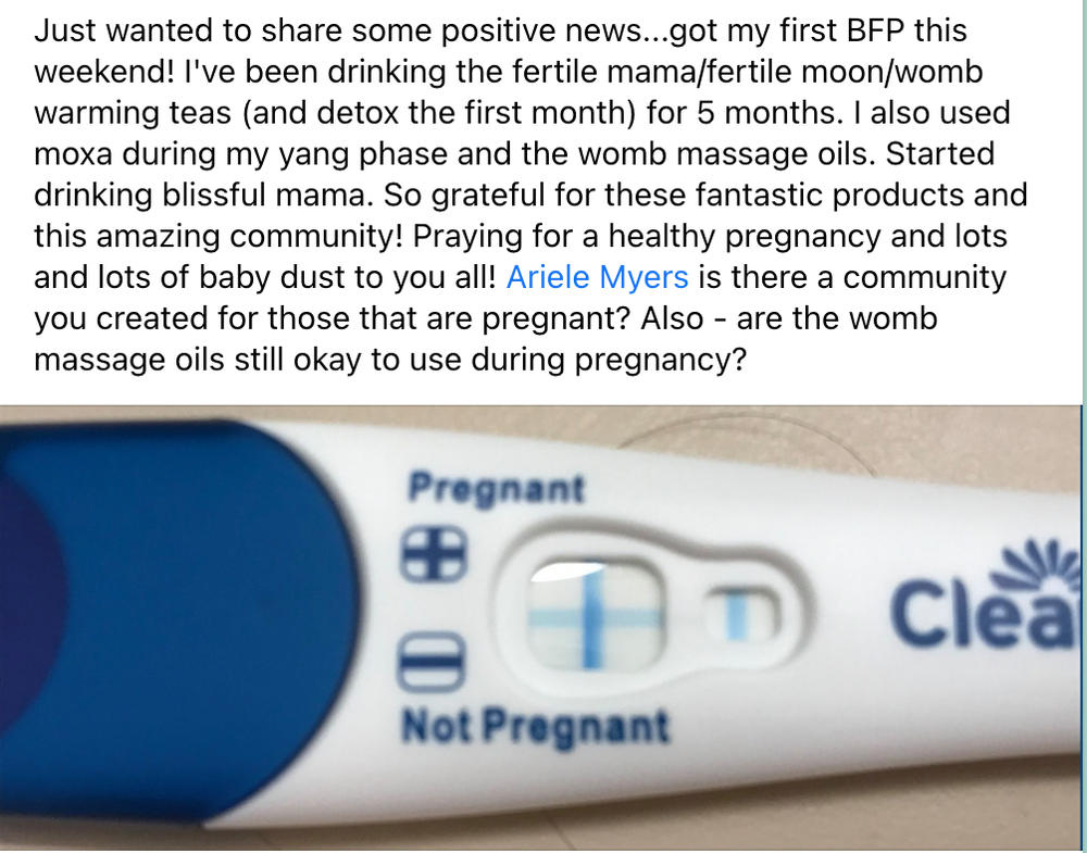 Fertility Womb Massage Oil Blends Bundle - Customer Photo From Aarti