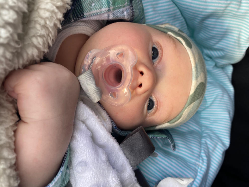 Newborn Silicone Dummy (0-3 months) - Customer Photo From Mica Dawson 