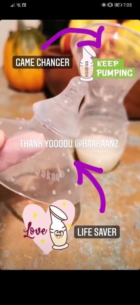 Generation 1 100ml Silicone Breast Pump - Customer Photo From Ruby Campbell 