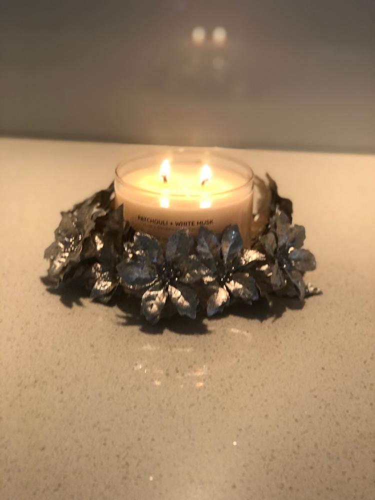 Patchouli + White Musk Gold Lid Soy Candle - Customer Photo From Dianne