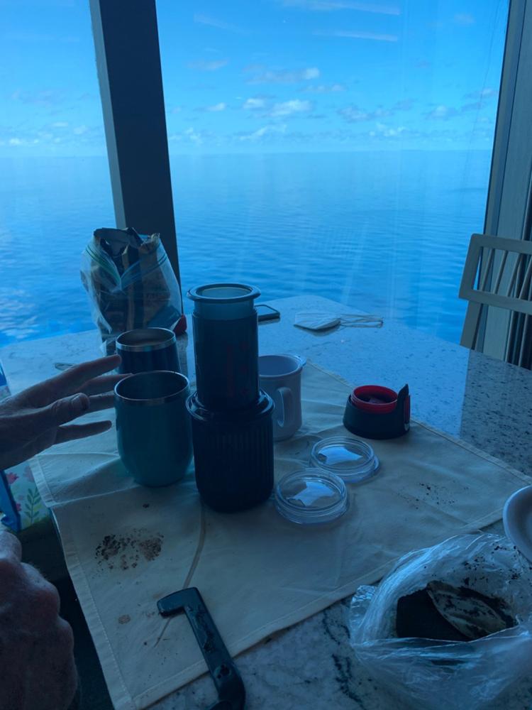 Ten Mile Stainless Steel Filter for AeroPress Coffee Maker & Delter - Customer Photo From James G.
