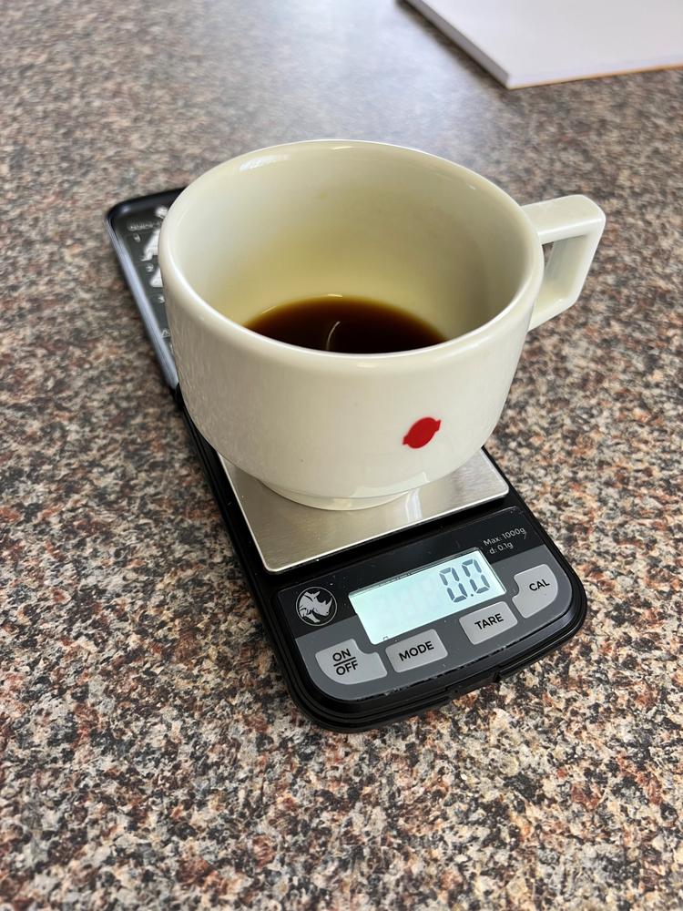 Rhino Coffee Gear Pocket Dosing Scale - 1kg - Customer Photo From Oliver