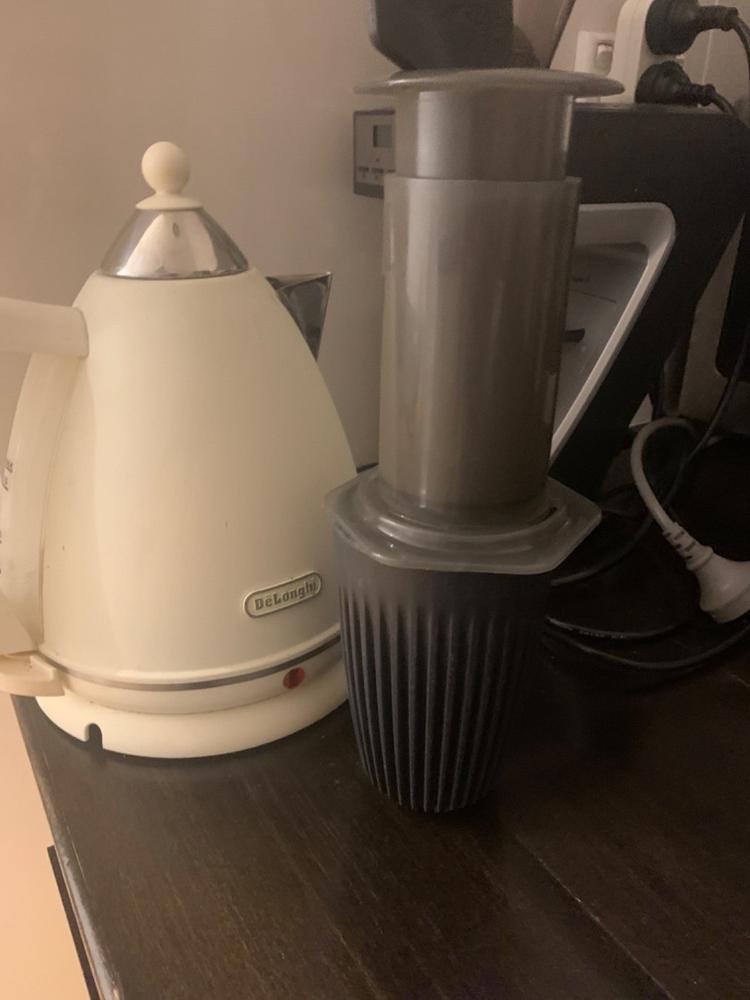 Huskee Natural Cup w Lid - Customer Photo From Anonymous