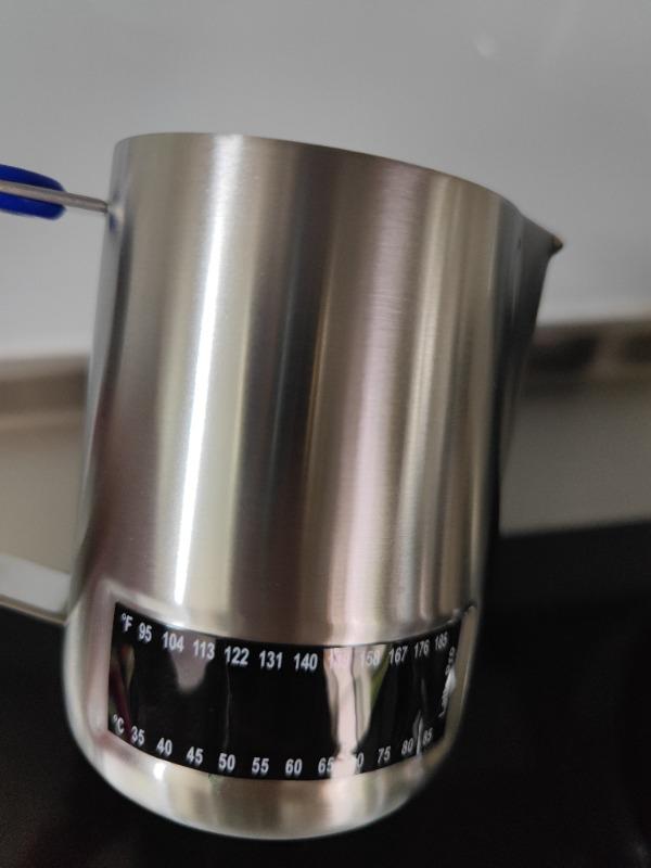 Latte Pro Milk Jug - Stainless Steel - Customer Photo From Min Chua