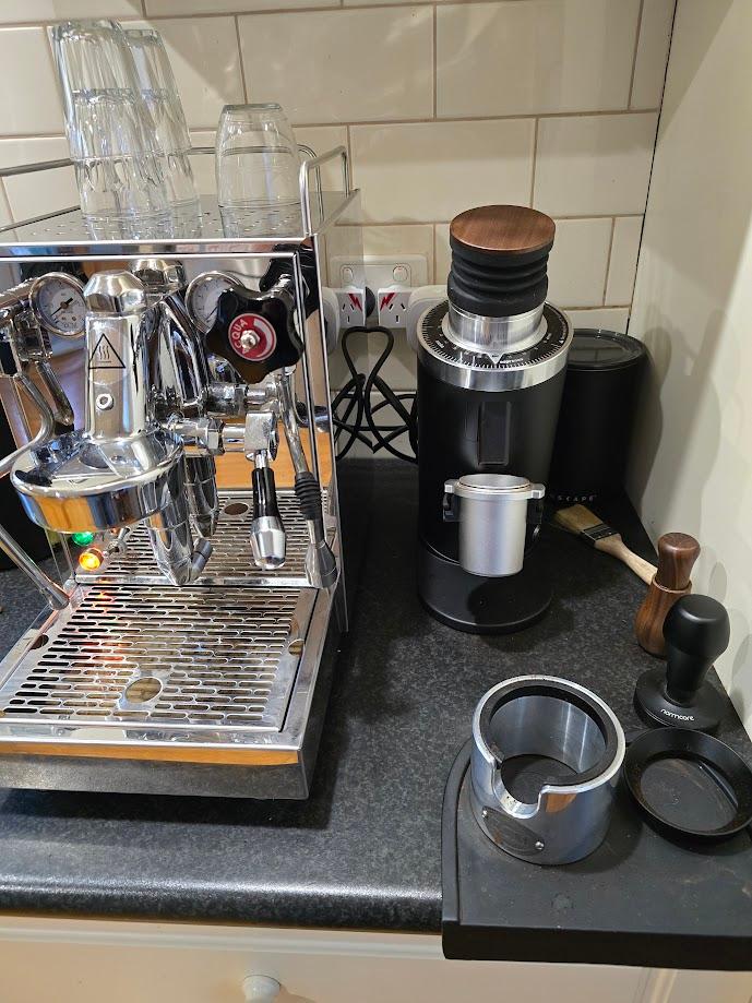 Coffee Tech DF64 Single Dose Grinder - Customer Photo From Matt