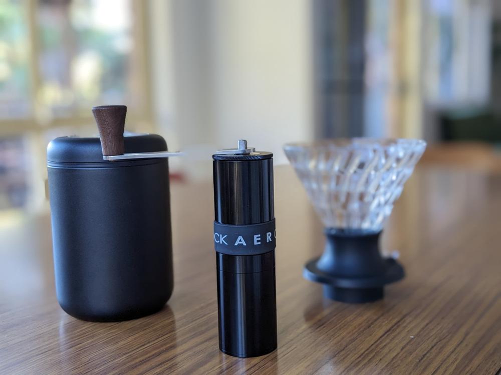 Knock Aergrind Coffee Grinder - Customer Photo From ben L.